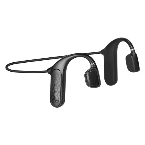 Wireless Bone Conduction Headphones - Open Ear Sports Headset w/ Mic, IPX5 Sweatproof, MMC Card Supp