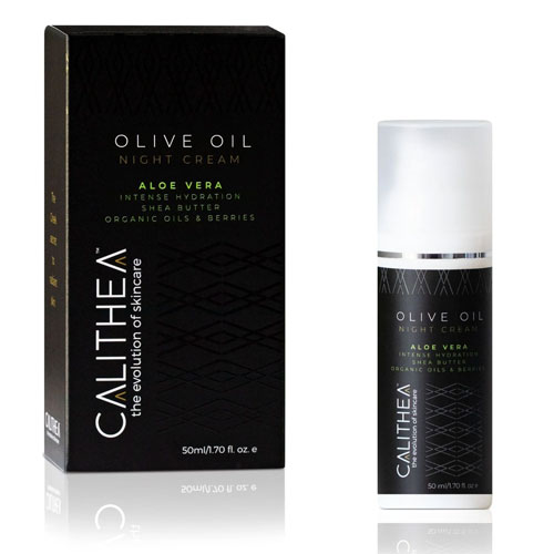 Olive Oil Night Cream With Aloe Vera And Shea Butter: 97% Natural Content