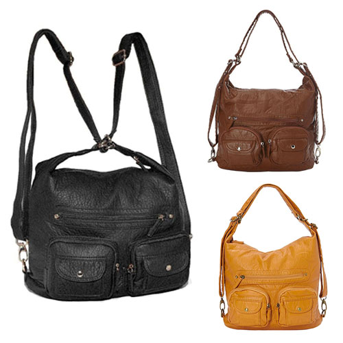 Back To School Vegan Leather Backpack