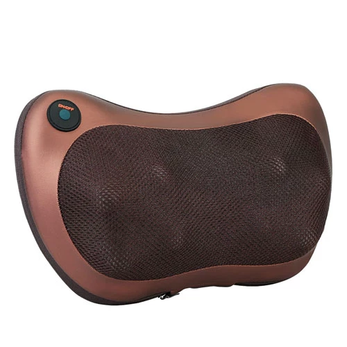 Thermo Neck Massage Pillow - Kneading Massager For Car And Home - Pain Relief And Relaxation
