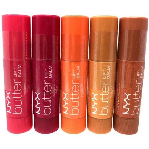 5 Pack Butter Lip Balm Unique Colors