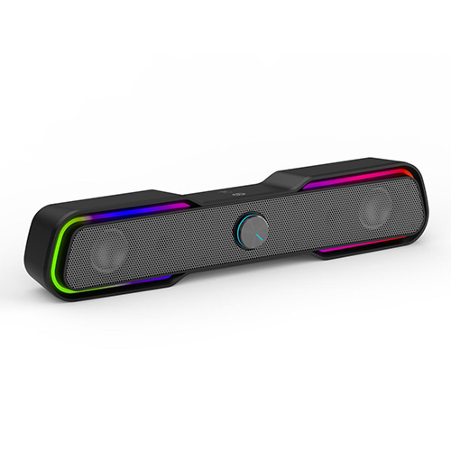 USB Sound bar Multimedia Speakers With Stereo Sound RGB Backlight
