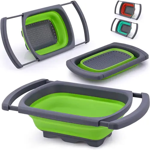 Collapsible Colander With Extendable Handles