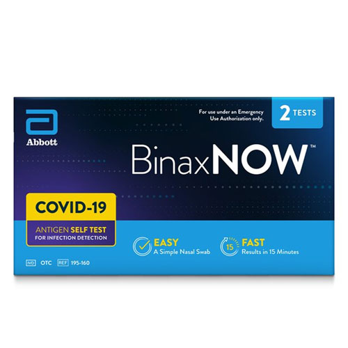BinaxNOW COVID-19 Antigen Self-Test At Home Kit