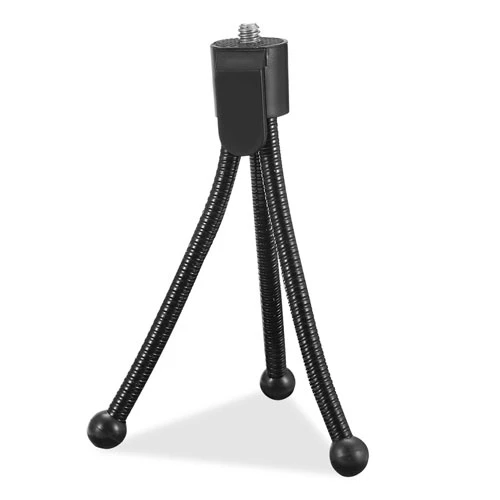 Flexible Tripod Stand for Camera & Mini Projector - Heavy Duty Tabletop Mount with Anti-Slip Feet