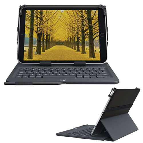 Logitech Universal Folio Integrated Bluetooth Keyboard For Tablets