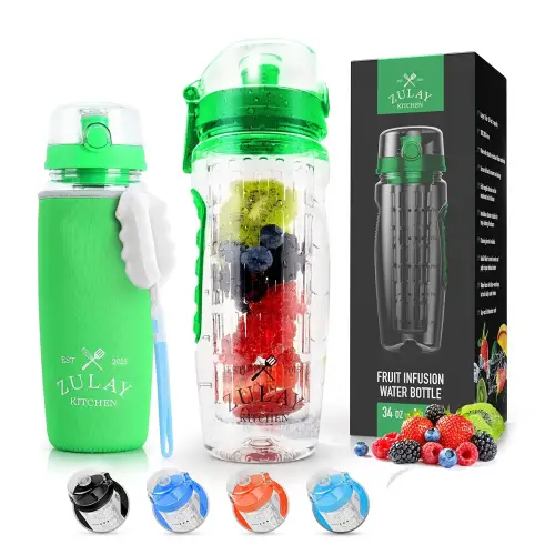 Portable Water Bottle With Fruit Infuser