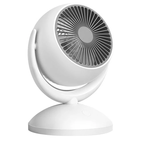 Portable Rechargeable Desk Fan - 4 Speeds, 360° Tilt, Quiet 40dB - Ideal for Home or Office