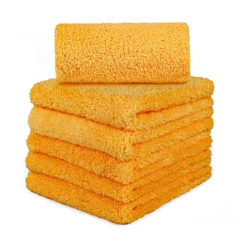 6 PCS Edgeless Microfiber Towel Wash Auto Car Cleaning 450 GSM