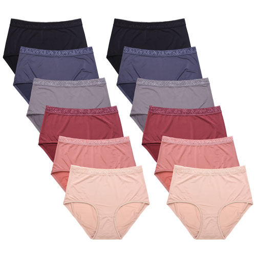 Mamia Ladies Brief Panty Pack Of 12