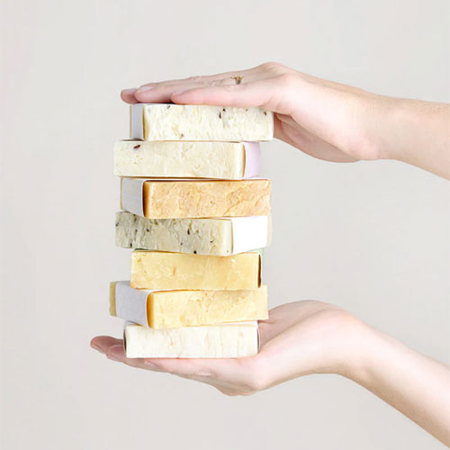 Set Of 6 Natural Soap Bars, Soap Gift Set