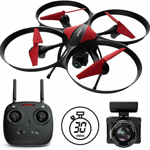 Force1 Red Heron Renewed Drone for Kids And Adults