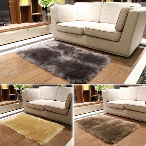 Luxurious Plush Bear Shag Decorative Area Rugs