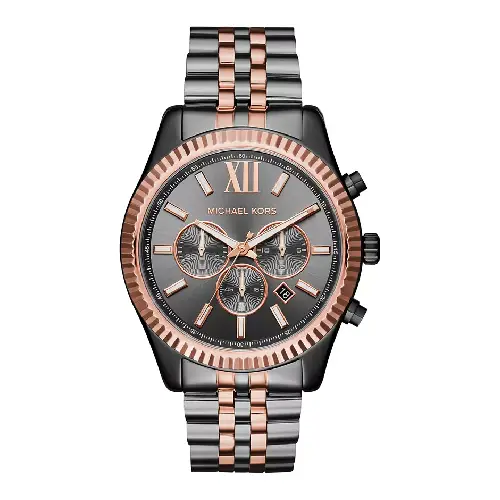 Men's Chronograph Lexington Two-Tone Stainless Steel Bracelet Watch 44mm
