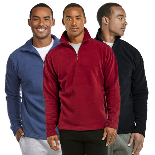 Men's Polar Fleece Quarter Pullover