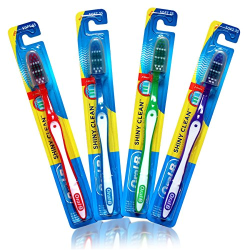 24 Pack Oral-B Shiny Clean Soft Toothbrushes