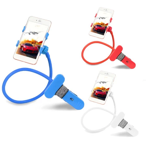 Lazy Bracket 360° Gooseneck Clip Smartphone Holder for iPhone XS/XS Max/XR/X