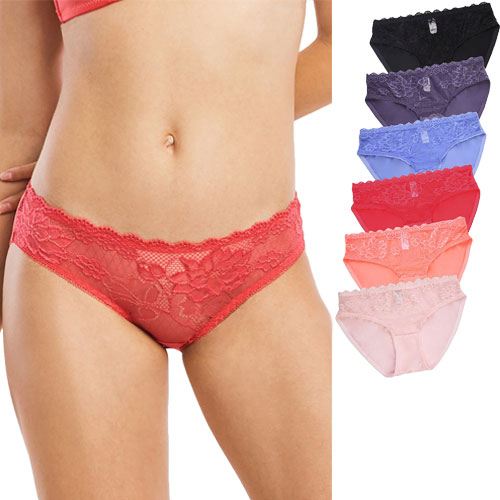 6 or 12 Pack Sofra Ladies Bikini Panty