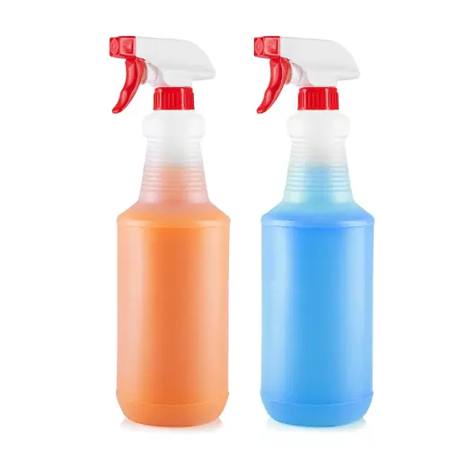 Zulay Home Plastic Spray Bottles With Adjustable Nozzle And Spring Loaded Trigger