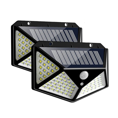 Solar LED Motion Activated Wall Mountable Outdoor Light - 2 Pack