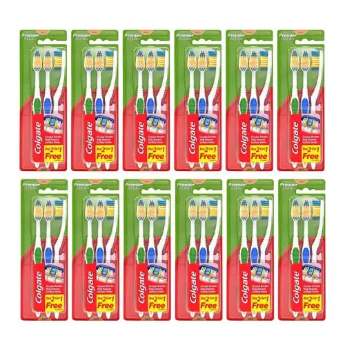 24 -Pack Colgate Premier Clean Self Toothbrushes