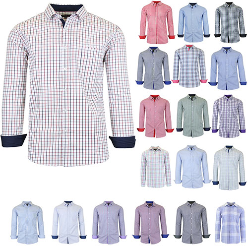 Men's Slim-fit Dress Shirts