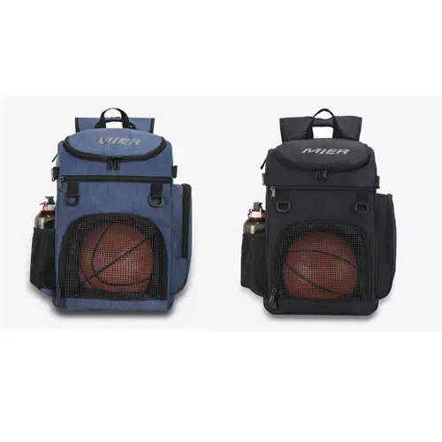 Large Sports Backpack with Ball Compartment