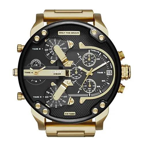 Mr. Daddy 2.0 Black Dial Quartz Men's Watch