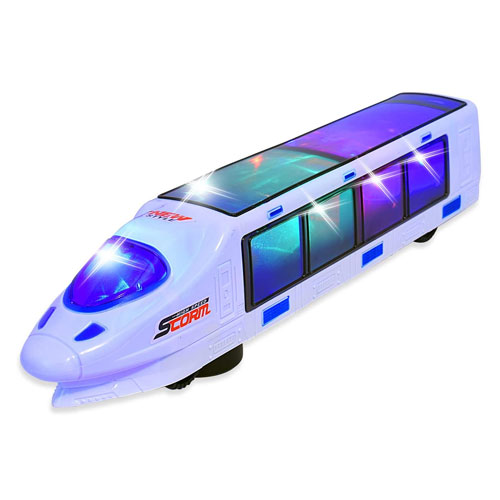 WolVolk Beautiful 3d Lightning Electric Train Toy