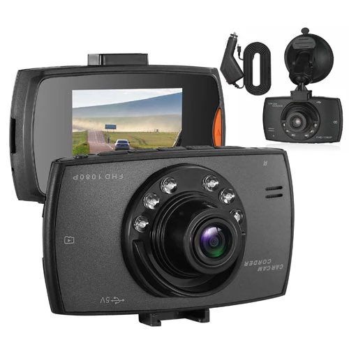 1080P Car DVR Dash Cam 90° Loop Rec. Night Vision