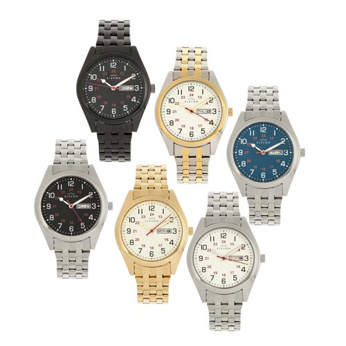 Elevon Gann White Dial Men's Watch