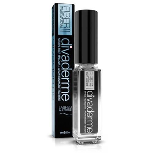 Divaderme Fiber Wings Mascara II Natural Fiber Mascara + Argan Enhancer Treatment