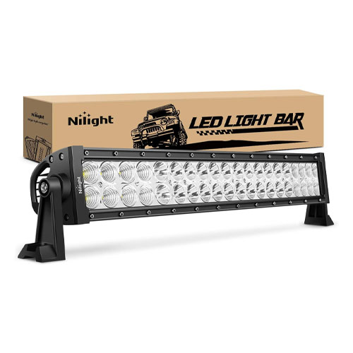 Nilight - 70003C-A 22" 120w LED Light Bar Flood Spot Combo Work Light