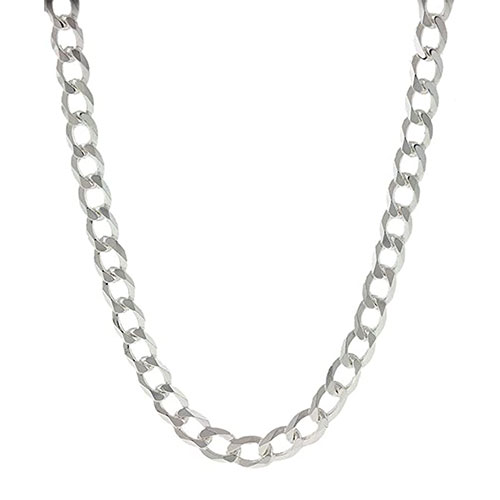 Sterling Silver Cuban Chain Necklace