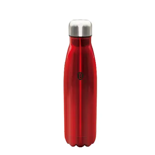 Berlinger Haus Stainless Steel Vacuum Flask Bottle Shape 17 oz Burgundy Collection