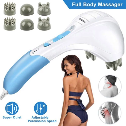 Electric Handheld Full Body Percussion-Double Head Vibrating Massager