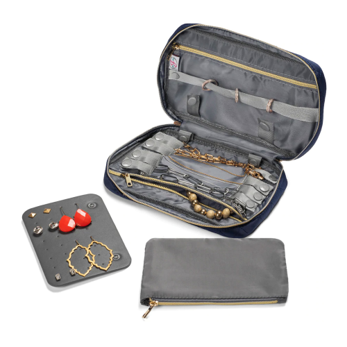 Ms. J Travel Jewelry Organizer With Promises Tangle-Free Necklaces