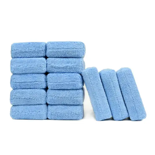 12 PCS Car Polish Sponge Premium Grade Microfiber Applicator Waxing Pad Detailing