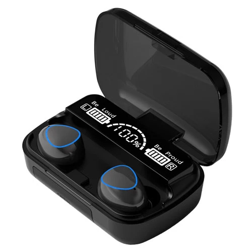 TWS Wireless Earbuds with Touch Control, IPX7 Waterproof, Power Bank