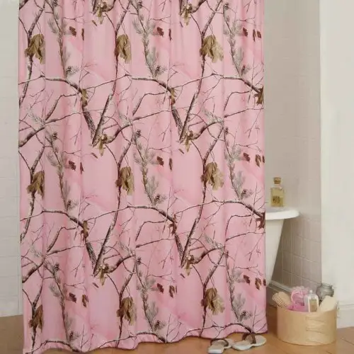 AP Pink Shower Curtain