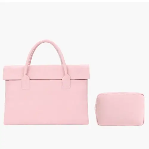 Vegan Leather Multi-Functional Laptop Bag