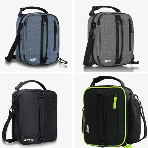 Expandable Lunch Bag Insulated Lunch Box for Men Boys Teens
