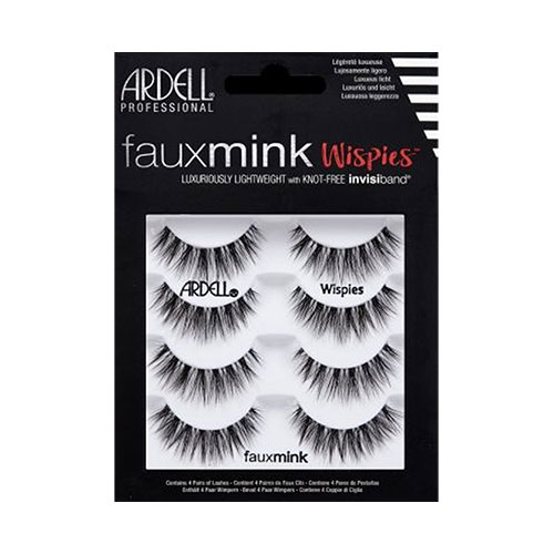 False Lashes Faux Mink Wispy - 1 And 4 Pack