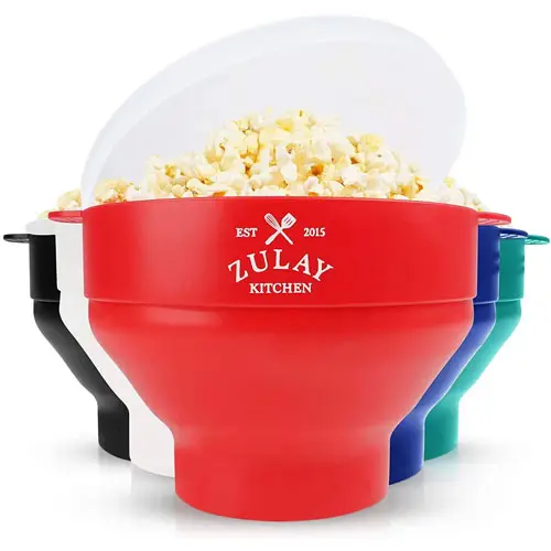 Collapsible Silicone Popcorn Maker