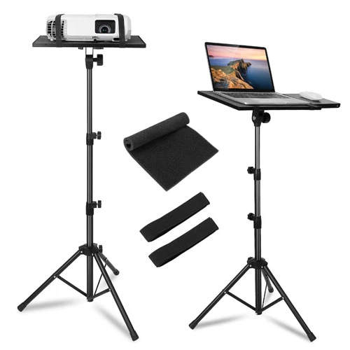 Portable Projector Tripod Stand With Height And Tilt Adjustment For DJ Equipment