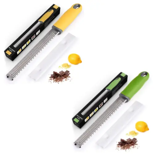 Stainless Steel Cheese Grater And Citrus Zester