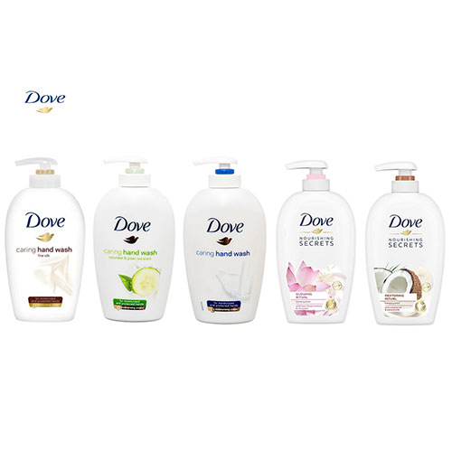 5-Pack Dove Caring Hand Wash 250ML