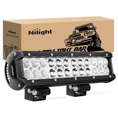 Nilight - NI06A-72W 12Inch 72W Spot Flood Combo LED Light Bar