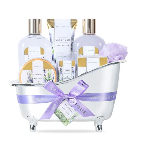 Lavender Spa Bathtub Set