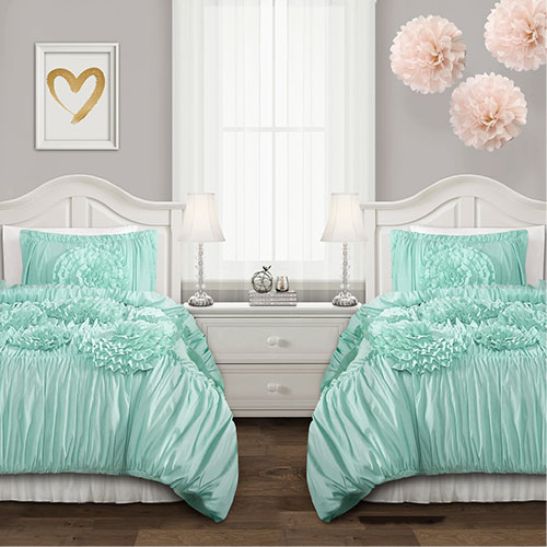 Serena Comforter Set Back To Campus Dorm Room Bedding Lush Decor